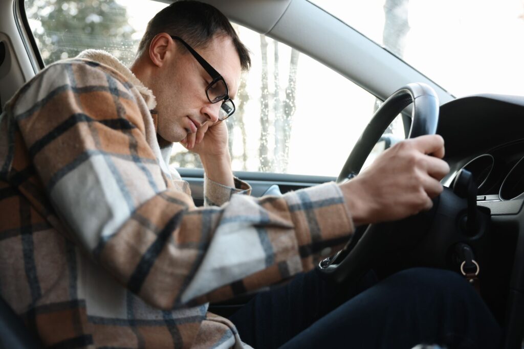 Sekundenschlaf beim Autofahren