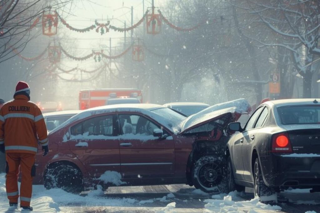 Unfall an Weihnachten